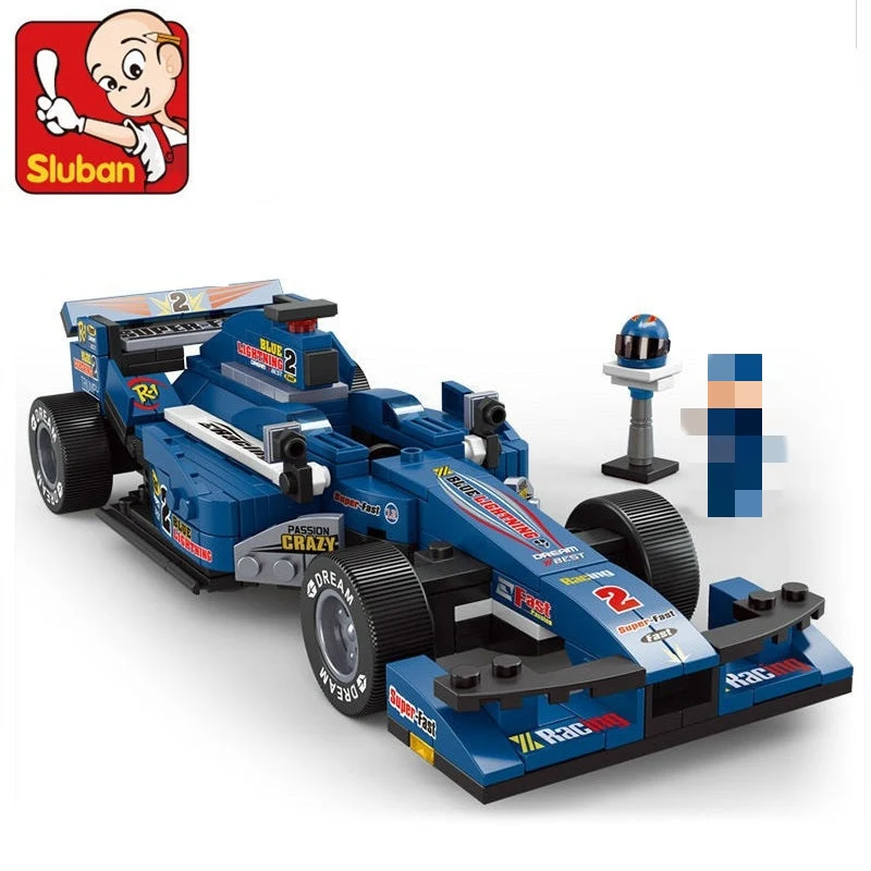 SLUBAN M38-B0353 The F1 Blue Racing Car - YWOBB