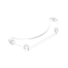 GOBRICKS GDS-1025 Panel Car Mudguard Arched 15 x 2 x 5 Straight Top - YWOBB