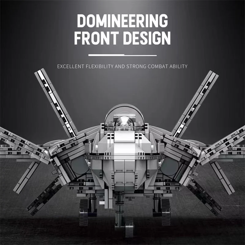 Reobrix 33025 Chinese J-20 Stealth Fighter - YWOBB