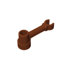 GOBRICKS GDS-1297 Bar 1 x 3 with Clip and Stud Receptacle - YWOBB