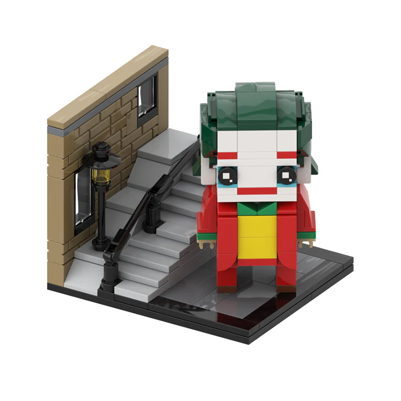 GOBRICKS MOC A0672 Clown 2 �?Staircase Clown - YWOBB