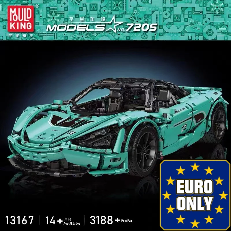 Mould King 13167 McLaren 720S OVP EU Warehouse Version - YWOBB