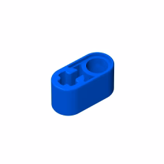 GOBRICKS GDS-669 Liftarm Thick 1 x 2 - Axle Hole - YWOBB
