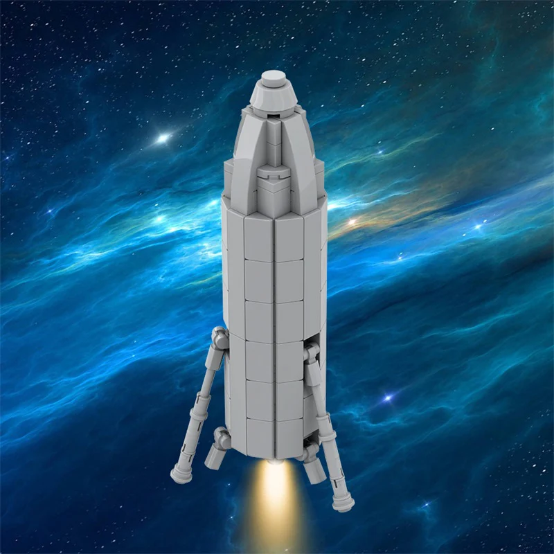 GOBRICKS MOC 146657 SpaceX Starhopper - YWOBB