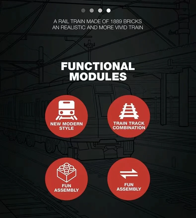 Reobrix 66019 Vectron European Electric Passenger Train - YWOBB
