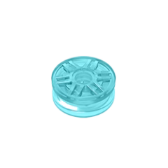 GOBRICKS GDS-1160 Wheel 18mm D. x 8mm with Fake Bolts and Deep Spokes with Inner Ring - YWOBB