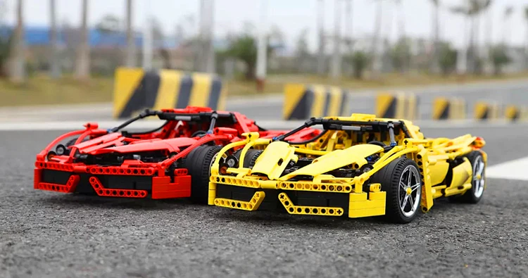 DECOOL 3382A/B Formula Speed Champions Racer Car F1 Enzoed - YWOBB