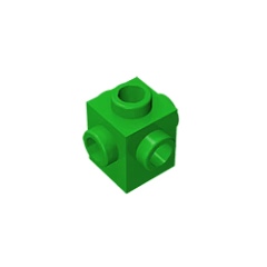 GOBRICKS GDS-650  Modified 1 x 1 with Studs on 4 Sides - YWOBB