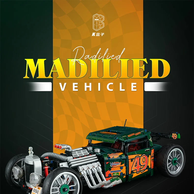 K-BOX 10509 Madilied Vehicle Hot Rod 1949 - YWOBB