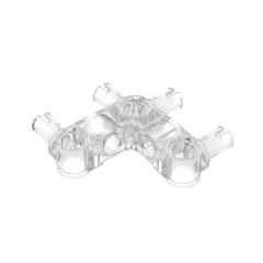 GOBRICKS GDS-1005 Pin Connector Perpendicular 3 x 3 Bent with 4 Pins - YWOBB