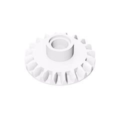 GOBRICKS GDS-1105 Gear 20 Tooth Bevel with Pin Hole - YWOBB