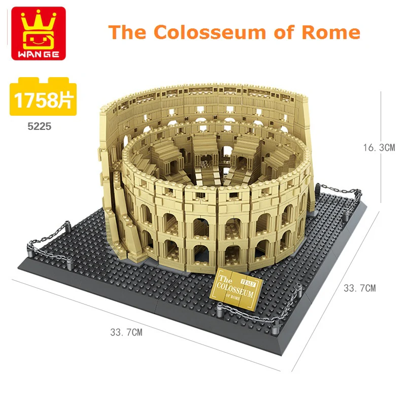 WANGE 5225 the Colosseum of Rome - YWOBB