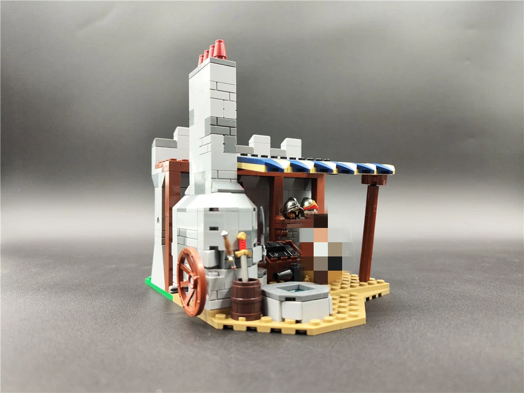 YOURBRICKS 40001 Medival Modular Blacksmith MOC 83224 - YWOBB
