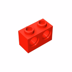 GOBRICKS GDS-624 Brick 1 x 2 with Holes - YWOBB
