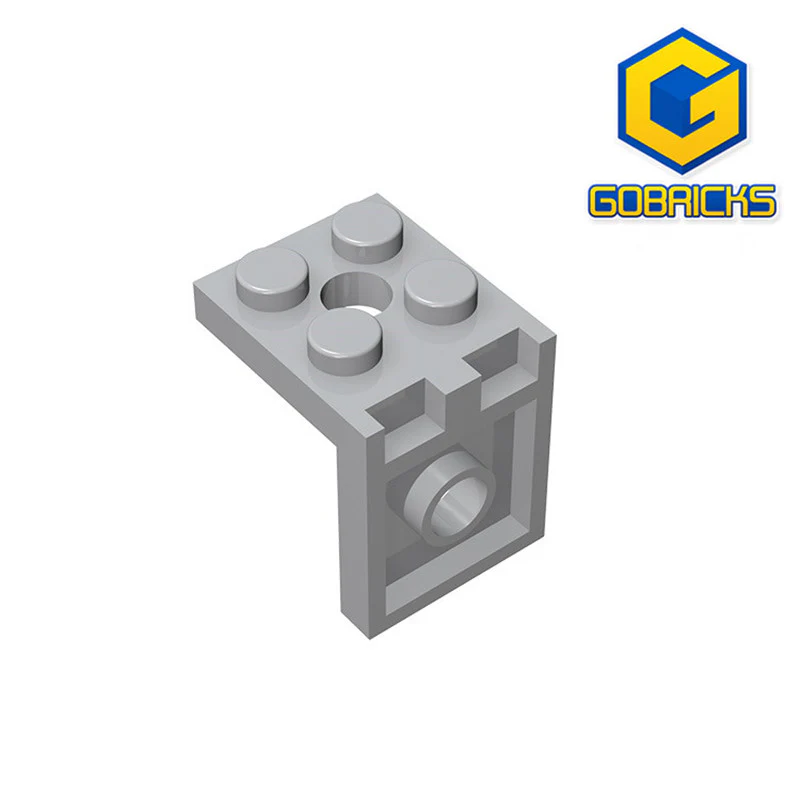 GOBRICKS GDS-1057 Bracket 2 x 2 - 2 x 2 with 2 Holes - YWOBB