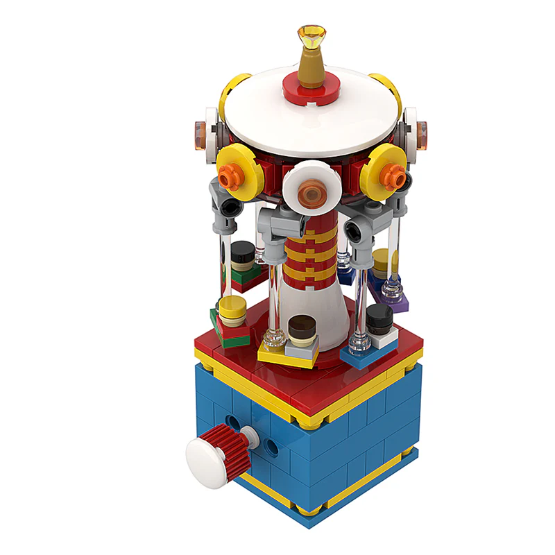 GOBRICKS MOC A0159 swivel flying chair - YWOBB
