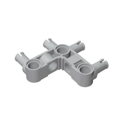 GOBRICKS GDS-1005 Pin Connector Perpendicular 3 x 3 Bent with 4 Pins - YWOBB