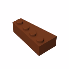 GOBRICKS GDS-593 Wedge 4 x 2 Right - YWOBB