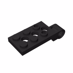 GOBRICKS GDS-853 Hinge Plate 2 x 4 with Pin Hole and 3 Holes - Top - YWOBB