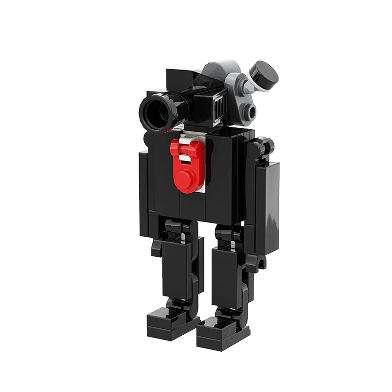 GOBRICKS MOC A0981 toilet man fight - YWOBB