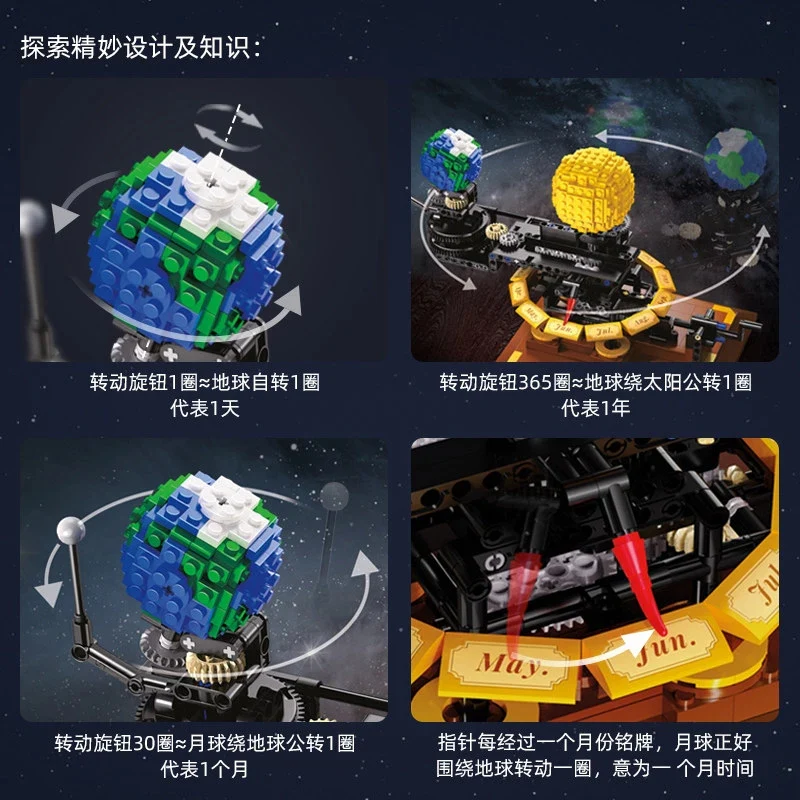 CADA C71004 Earth Moon and Sun Orrery - YWOBB