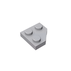 GOBRICKS GDS-1503 Plate 2 x 2 Cut Corner - YWOBB
