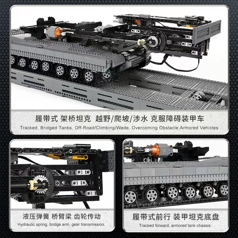 Mould King 20002 RC Bridge Tank - YWOBB