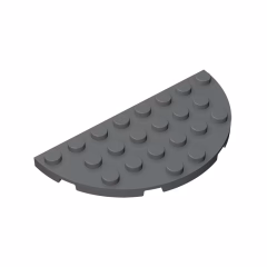 GOBRICKS GDS-706  Round Half 4 x 8 - YWOBB