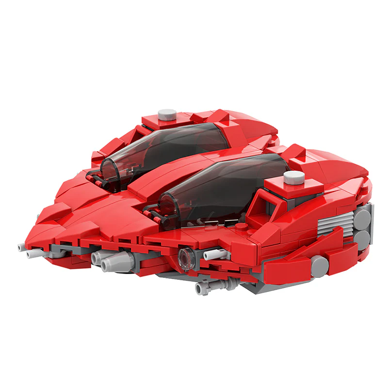 GOBRICKS MOC 146806 Herz-class split/tandem interceptor - YWOBB