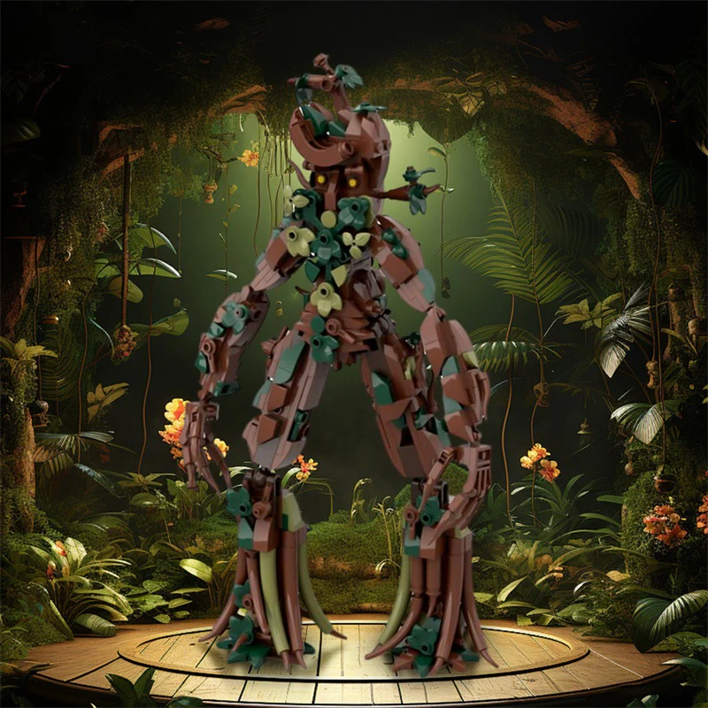 GOBRICKS MOC 177695 LOTR - Treebeard - YWOBB