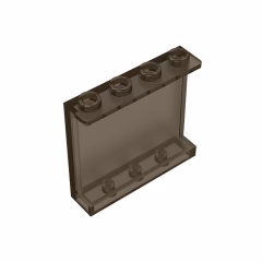 GOBRICKS GDS-751 Panel 1 x 4 x 3 with Side Supports - Hollow Studs - YWOBB