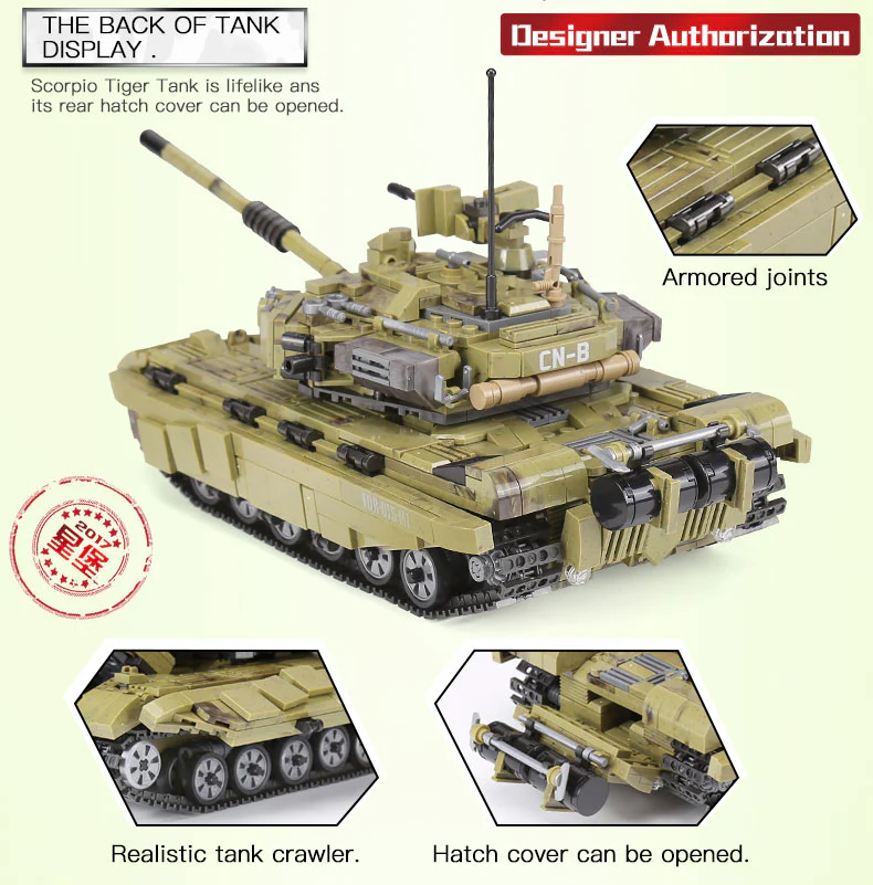 XINGBAO XB-06015 The Scorpio Tiger Tank - YWOBB