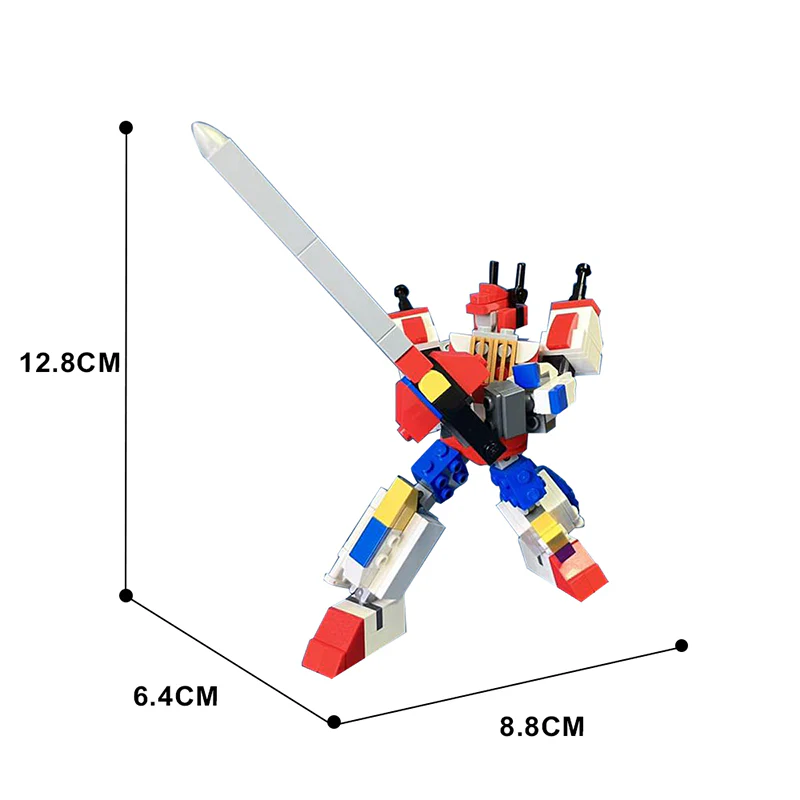 GOBRICKS MOC 140768 SF-005 TRANSFORMERS STAR SABER - YWOBB
