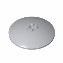 GOBRICKS GDS-1189 Dish 8 x 8 Inverted - Solid Studs - YWOBB