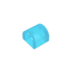 GOBRICKS GDS-M255	Slope Curved 1 x 1 x 2/3 Double - YWOBB