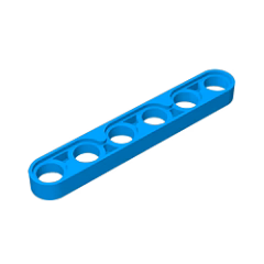 GOBRICKS GDS-694 Liftarm Thin 1 x 6 - YWOBB