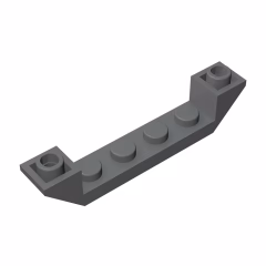 GOBRICKS GDS-686 Inverted 45 6 x 1 Double with 1 x 4 Cutout - YWOBB