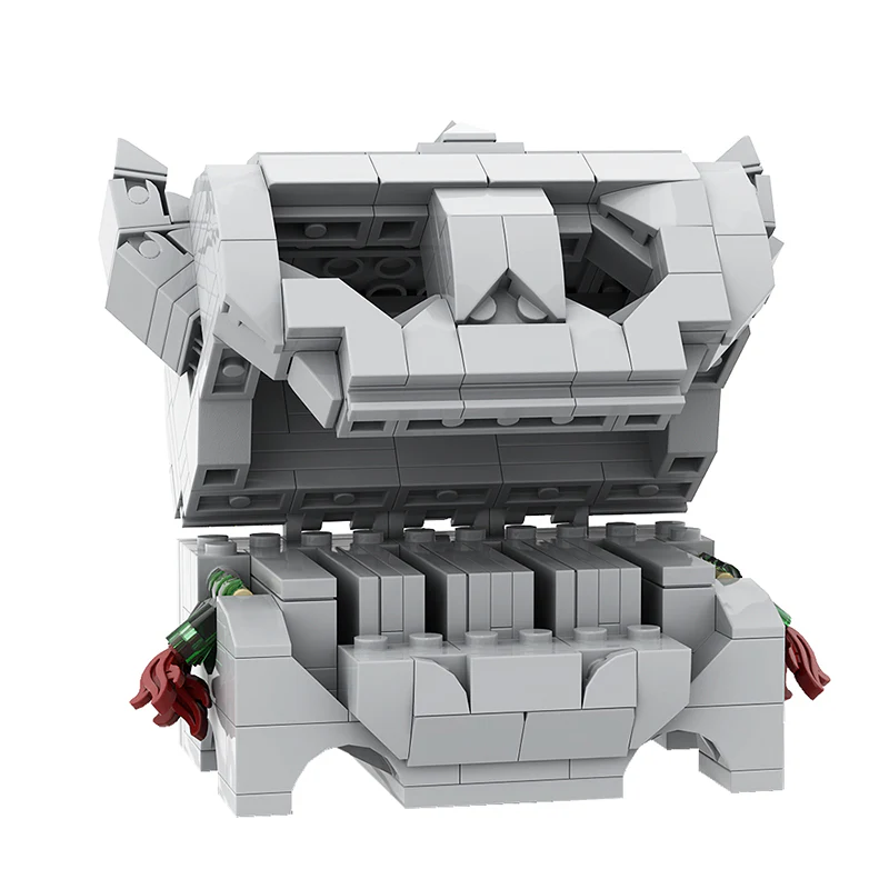 GOBRICKS MOC A0813 Zelda Skull Box (Design) - YWOBB
