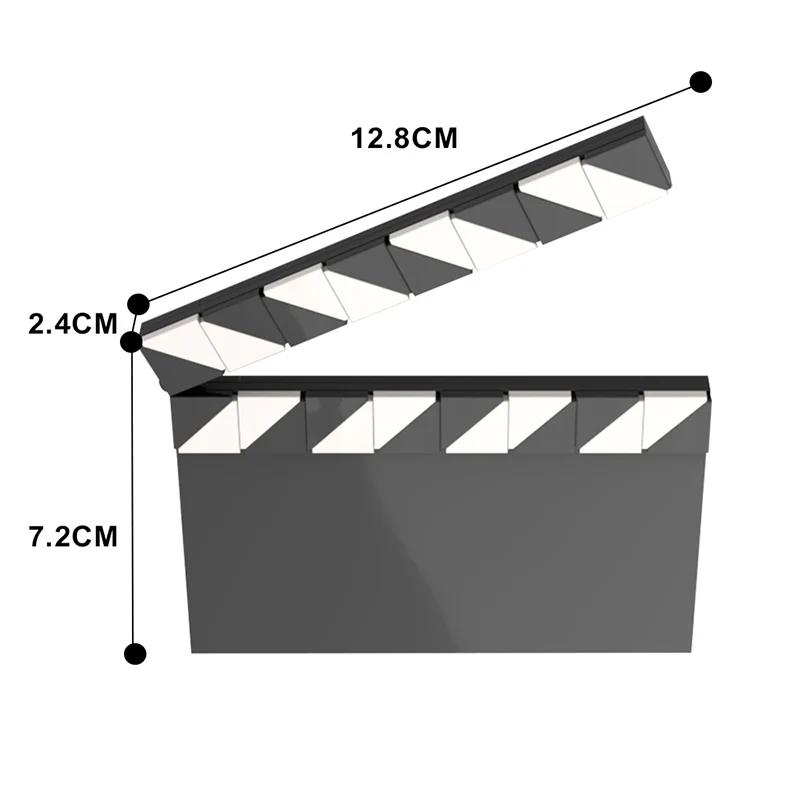 GOBRICKS MOC 126455 Clapperboard-Customizable - YWOBB