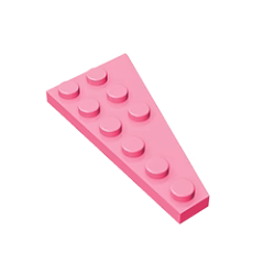 GOBRICKS GDS-551  Plate 6 x 3 Left - YWOBB