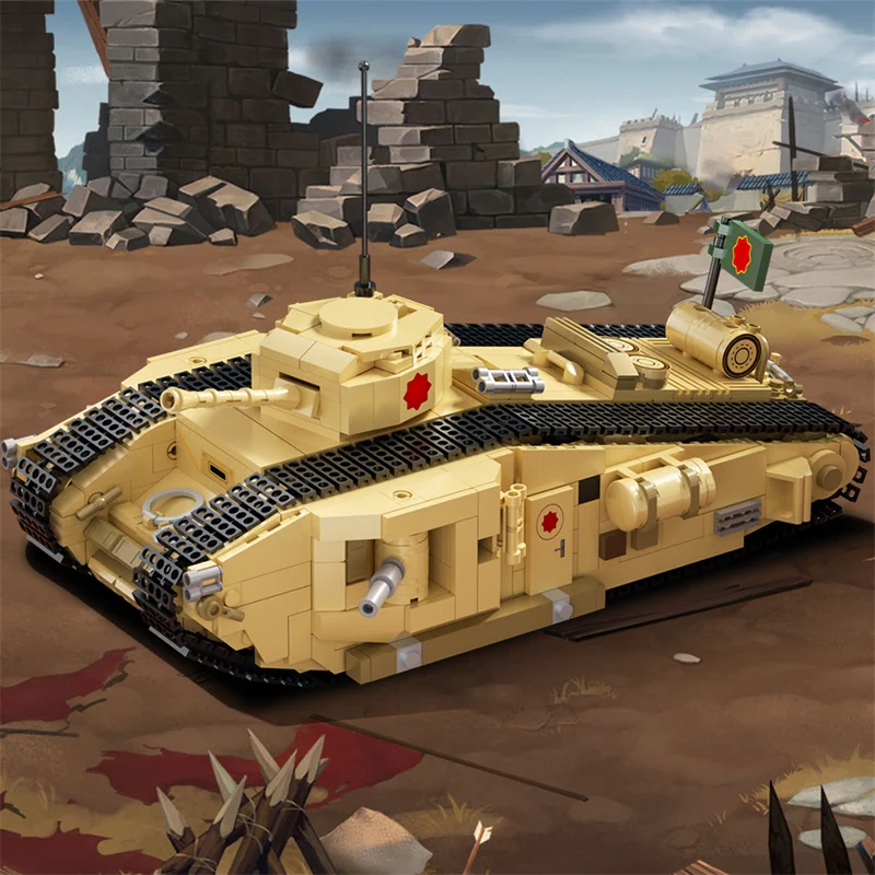 GOBRICKS MOC F-A0633 Raiders of the Lost Ark Tank - YWOBB