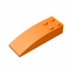 GOBRICKS GDS-753  Curved 6 x 2 - YWOBB