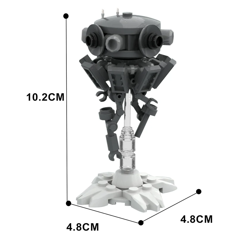 GOBRICKS MOC 37282 Imperial Probe Droid - YWOBB