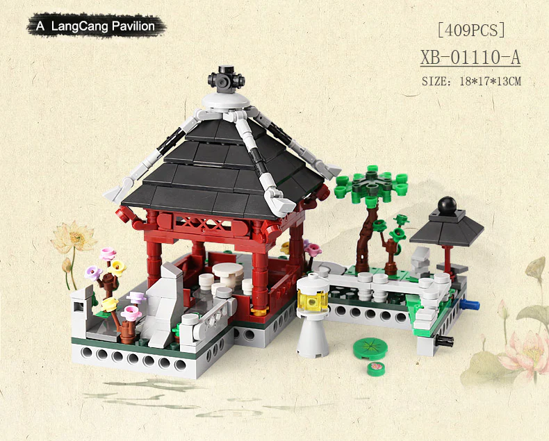 XINGBAO XB-01110 Chinese Style 6 in 1 Chinese Suzhou Garden - YWOBB