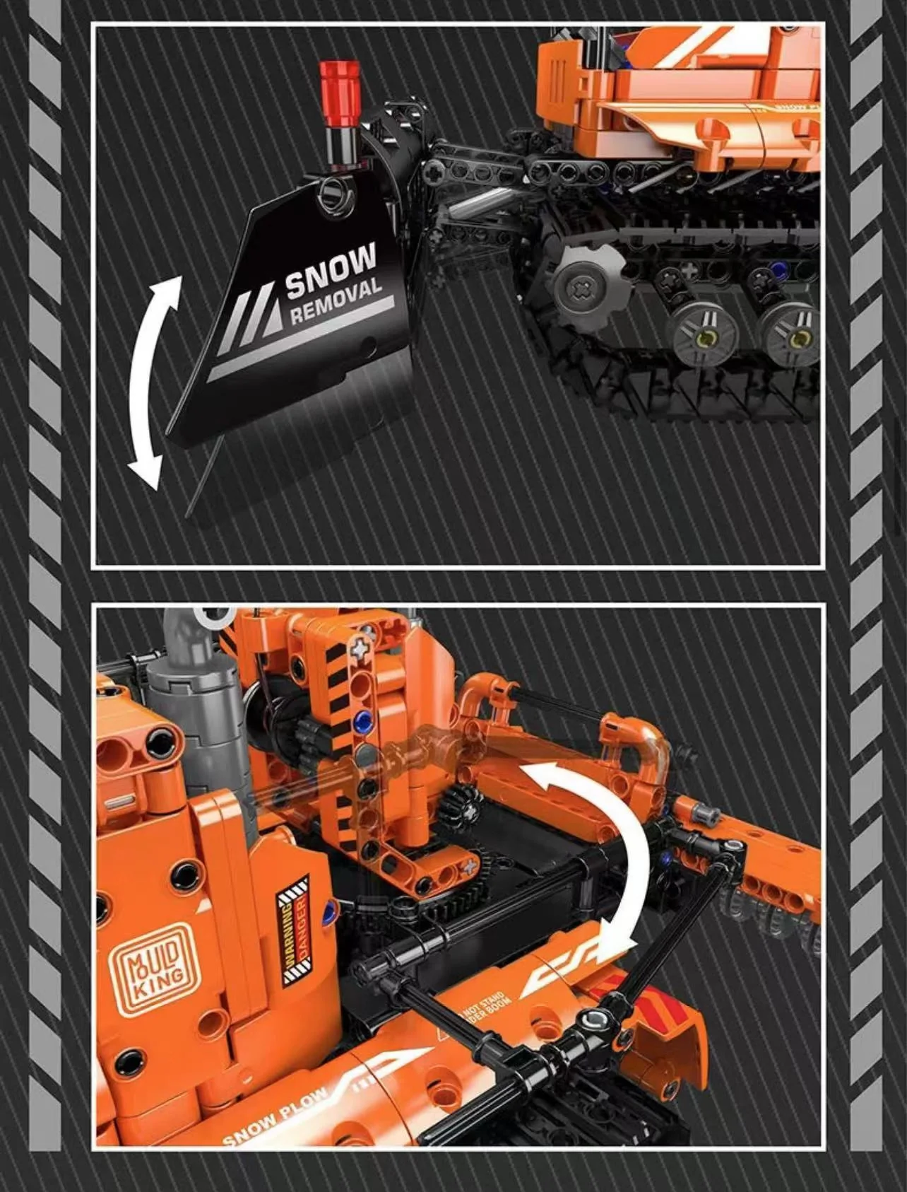 Mould King 17051 Snowfield Engineering Vehicle - YWOBB