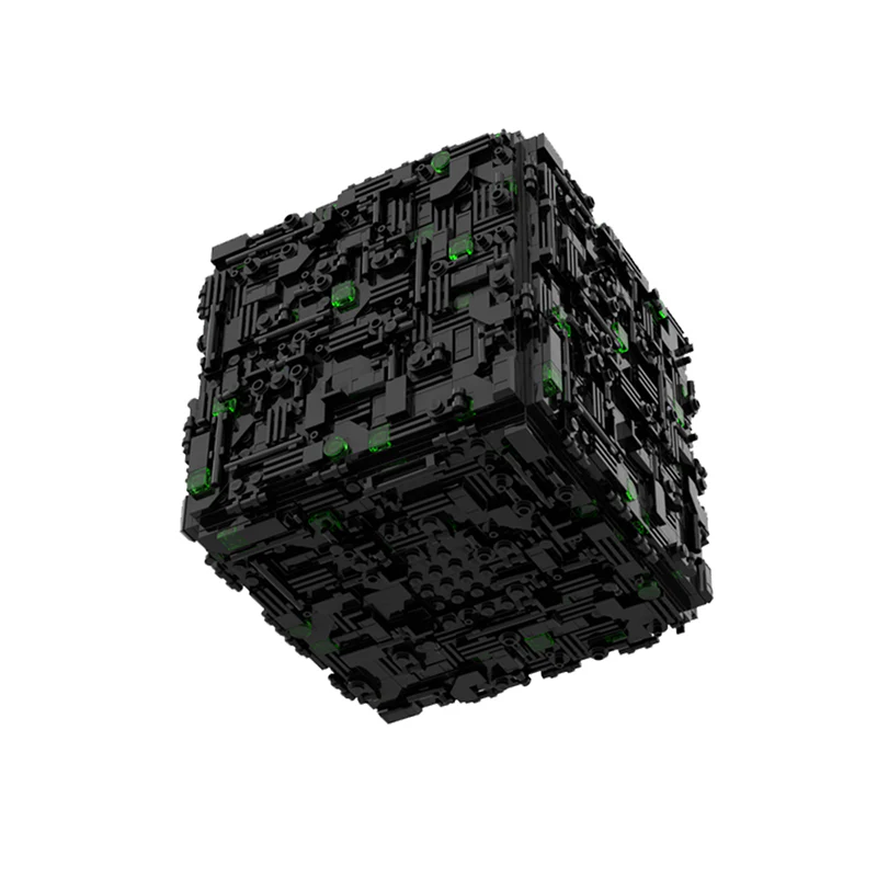 GOBRICKS MOC 112646 Borg Cube (micro) - YWOBB