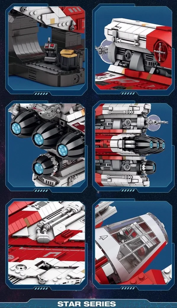 Reobrix 99006 Ahsoka's T-6 Shuttle - YWOBB