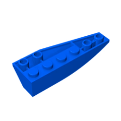 GOBRICKS GDS-766 Wedge 6 x 2 Inverted Left - YWOBB