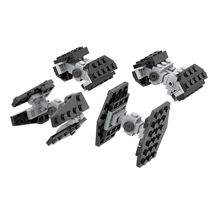 MOC 35570 Micro Imperial TIE Fighters - YWOBB