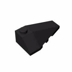GOBRICKS GDS-754 Wedge 4 x 2 Triple Right - YWOBB